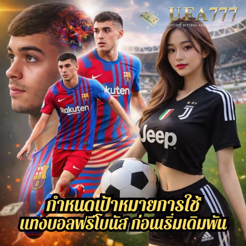 กำหนดเป้าหมายการใช้ แทงบอลฟรีโบนัส ก่อนเริ่มเดิมพัน