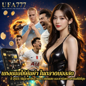 แทงบอลให้คุ้มค่า ในตลาดบอลสด ปี 2025 วิธีดูราคาไหล วิเคราะห์เกมสด และหาจังหวะเข้าบิลที่ดีที่สุด